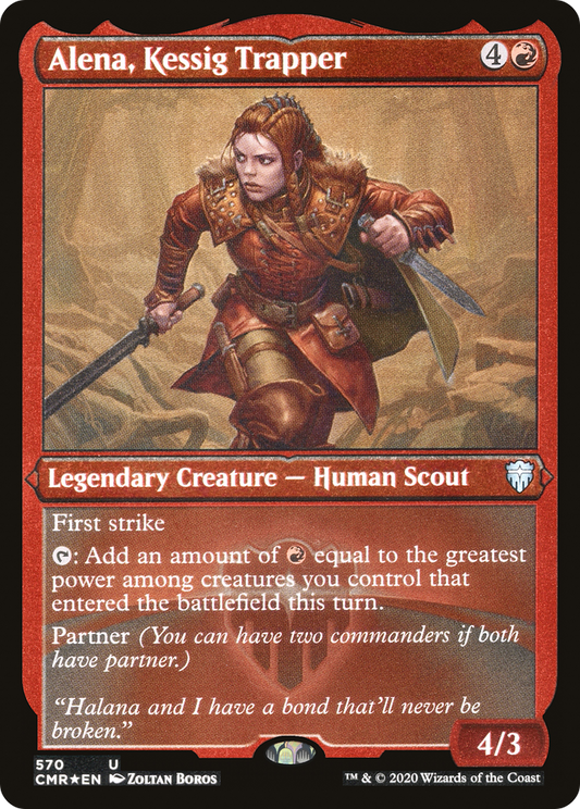 Alena, Kessig Trapper (CMR-570) - Commander Legends Foil