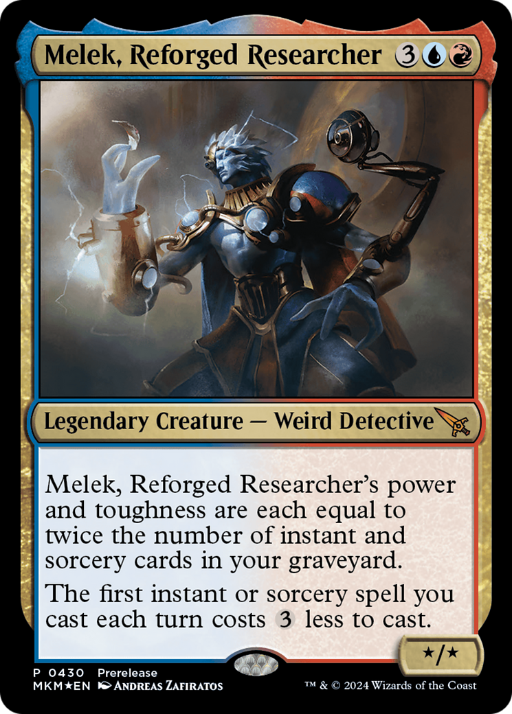 Melek, Reforged Researcher (MKM-430) - Murders at Karlov Manor Foil