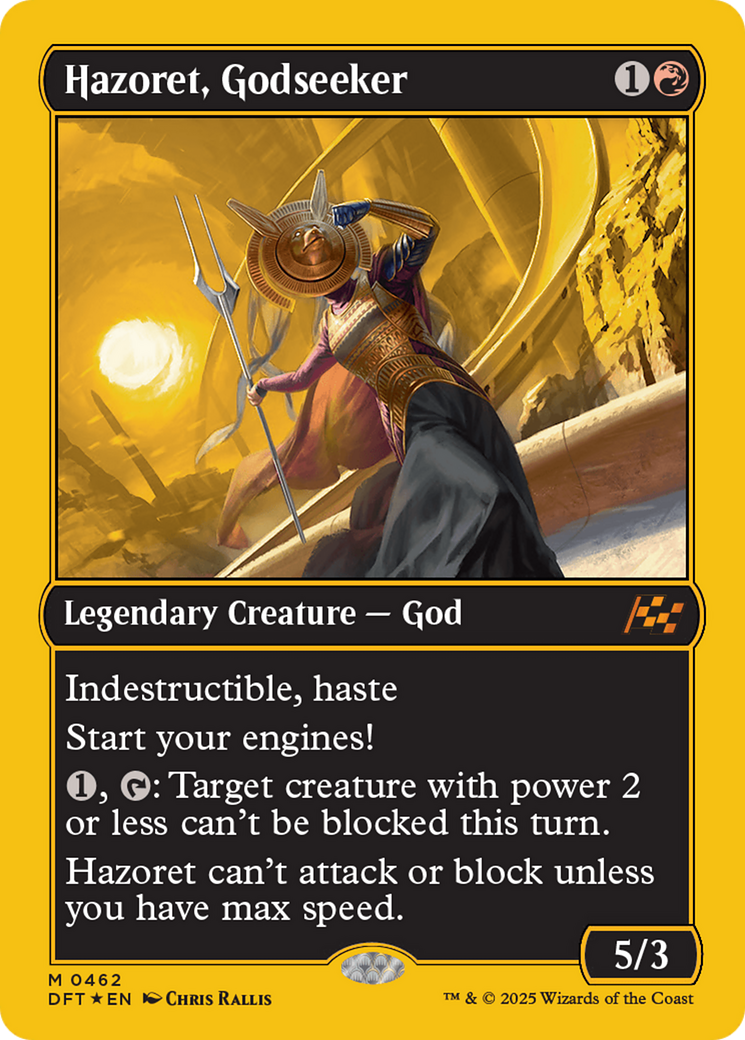 Hazoret, Godseeker (First-Place Foil) (DFT-462) - Aetherdrift Foil