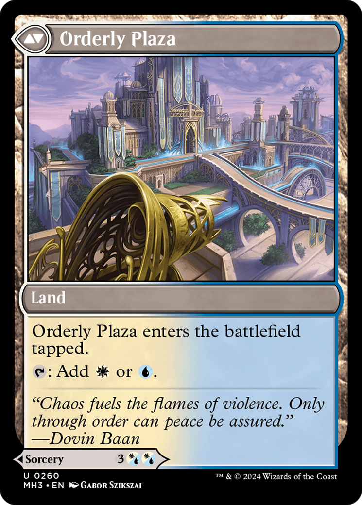 Suppression Ray // Orderly Plaza (MH3-260) - Modern Horizons 3 Foil