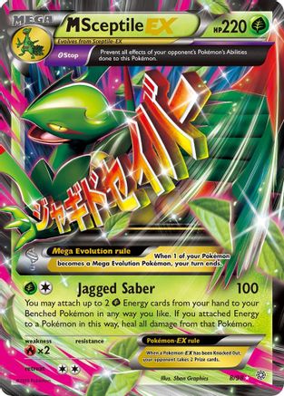 M Sceptile EX 8/98 - XY  Ancient Origins Holofoil