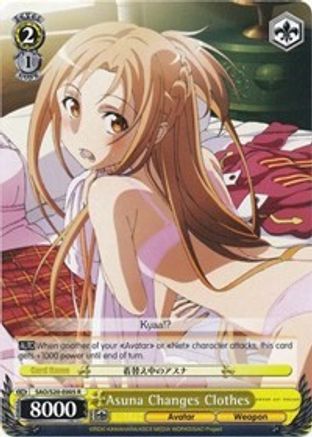 Asuna Changes Clothes (SAO/S20-E005 R) - Sword Art Online