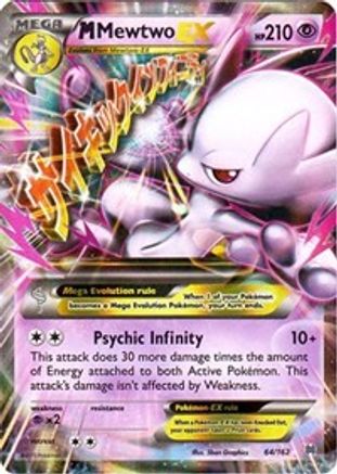 M Mewtwo EX (64) 64/162 - XY  BREAKthrough Holofoil