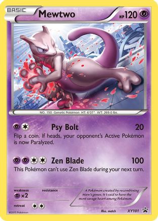 Mewtwo - XY101 XY101/211 - XY Promos Holofoil