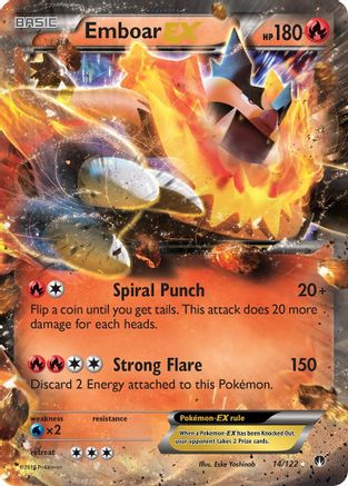 Emboar EX 14/122 - XY BREAKpoint Holofoil