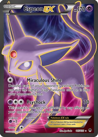 Espeon EX (Full Art) 117/122 - XY BREAKpoint Holofoil