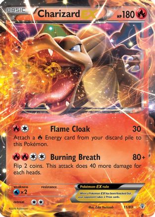 Charizard EX 11/83 - Generations Holofoil