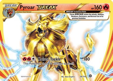 Pyroar BREAK 24/114 - XY Steam Siege Holofoil