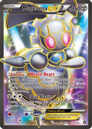 Magearna EX (Full Art) 110/114 - XY  Steam Siege Holofoil