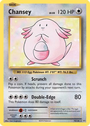 Chansey 70/108 - XY Evolutions