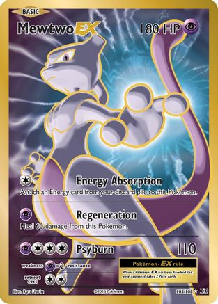 Mewtwo EX (Full Art) 103/108 - XY Evolutions Holofoil