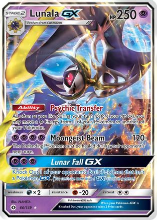 Lunala GX 66/149 - SM Base Set Holofoil