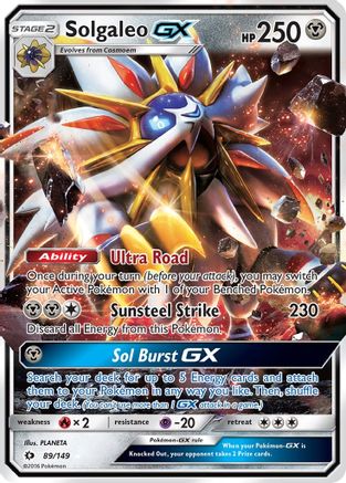 Solgaleo GX 89/149 - SM Base Set Holofoil