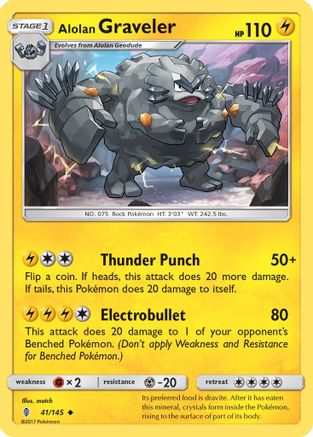 Alolan Graveler 41/145 - SM Guardians Rising