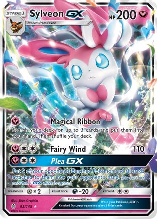 Sylveon GX 92/145 - SM Guardians Rising Holofoil