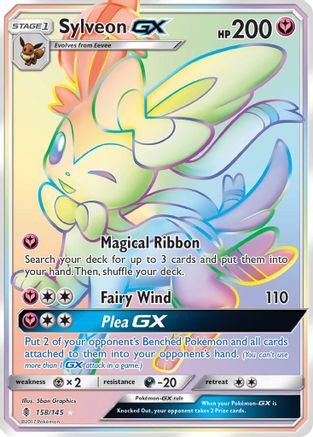 Sylveon GX (Secret) 158/145 - SM Guardians Rising Holofoil