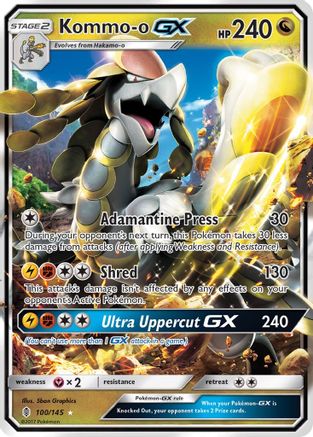 Kommo-o GX 100/145 - SM Guardians Rising Holofoil