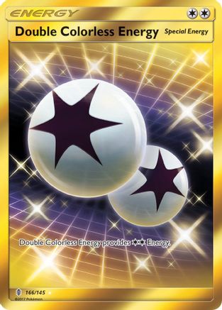 Double Colorless Energy (Secret) 166/145 - SM Guardians Rising Holofoil