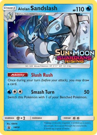 Alolan Sandslash - SM18 (Prerelease) SM18/248 - SM Promos Holofoil