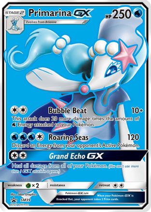 Primarina GX - SM39 SM39/248 - SM Promos Holofoil