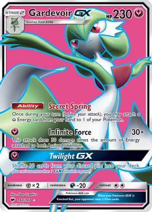 Gardevoir GX (Full Art) 140/147 - SM Burning Shadows Holofoil