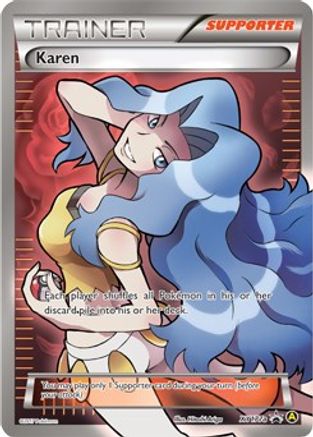 Karen - XY177a XY177a/211 - Alternate Art Promos Holofoil