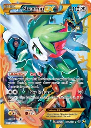 Shaymin EX - 77a/108 77a/108 - Alternate Art Promos Holofoil