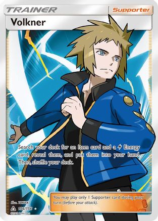 Volkner (Full Art) 156/156 - SM Ultra Prism Holofoil