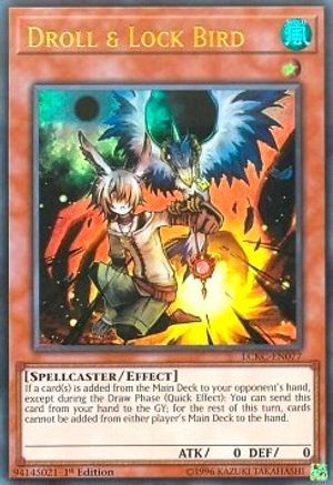 Droll & Lock Bird (LCKC-EN077) - Legendary Collection Kaiba Unlimited