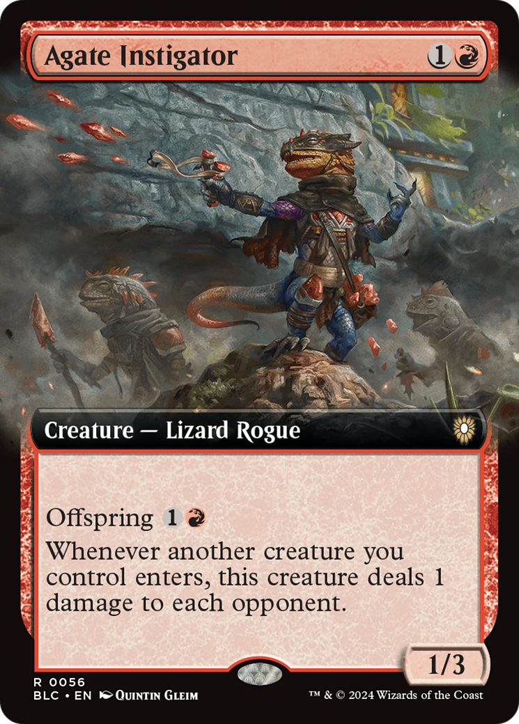 Agate Instigator (BLC-056) - Bloomburrow Commander Foil
