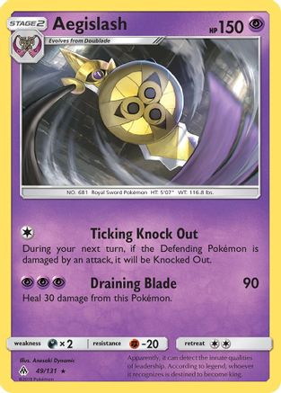 Aegislash 49/131 - SM Forbidden Light