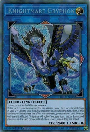 Knightmare Gryphon (FLOD-EN048) - Flames of Destruction 1st Edition