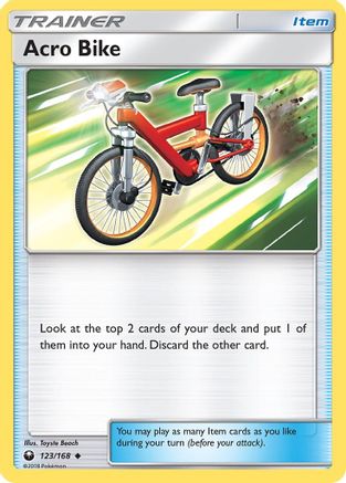 Acro Bike 123/168 - SM Celestial Storm Reverse Holofoil