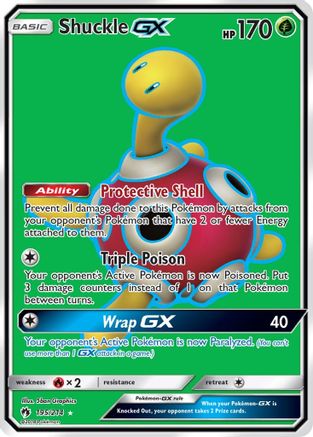 Shuckle GX (Full Art) 195/214 - SM Lost Thunder Holofoil