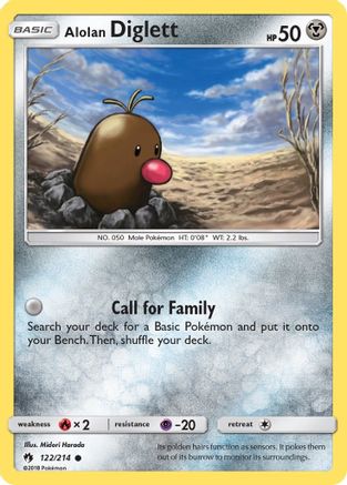 Alolan Diglett 122/214 - SM Lost Thunder