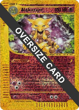 Alakazam - 1/12 (Box Topper) 1 - Jumbo Cards Reverse Holofoil