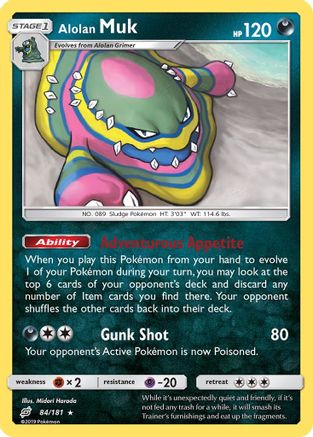 Alolan Muk 84/181 - SM Team Up Reverse Holofoil