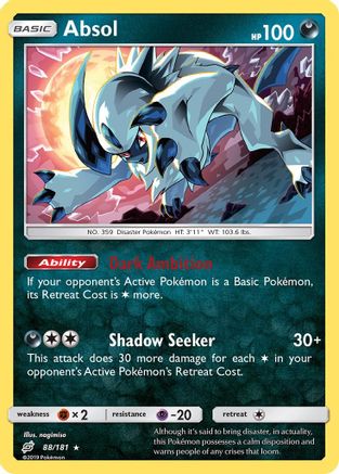 Absol 88/181 - SM Team Up Holofoil
