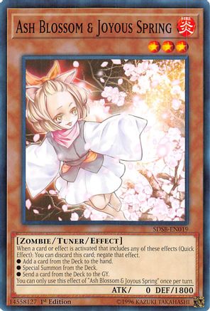Ash Blossom & Joyous Spring (SDSB-EN019) - Structure Deck: Soulburner 1st Edition