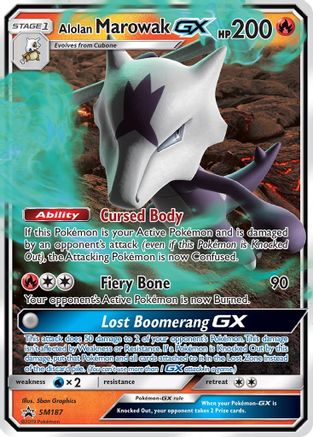 Alolan Marowak GX - SM187 SM187/248 - SM Promos Holofoil