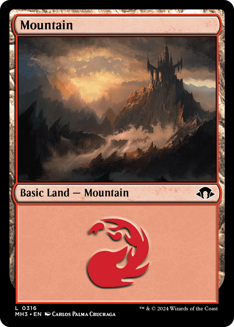 Mountain (MH3-316) - Modern Horizons 3 Foil