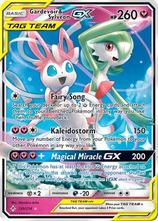 Gardevoir & Sylveon GX 130/214 - SM Unbroken Bonds Holofoil