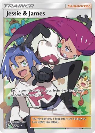 Jessie & James (Full Art) 68/68 - Hidden Fates Holofoil
