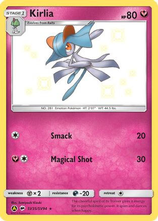 Kirlia SV35/94 - Hidden Fates Shiny Vault Holofoil