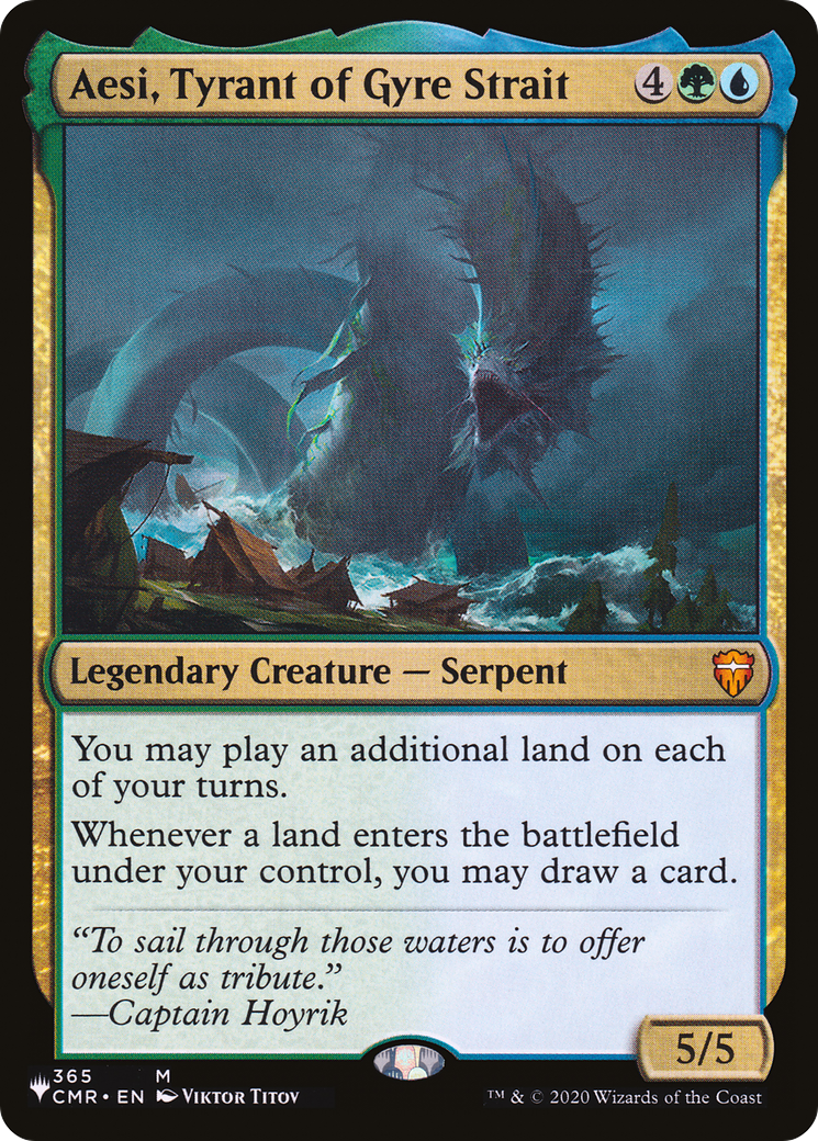 Aesi, Tyrant of Gyre Strait (LIST-365/361) - The List