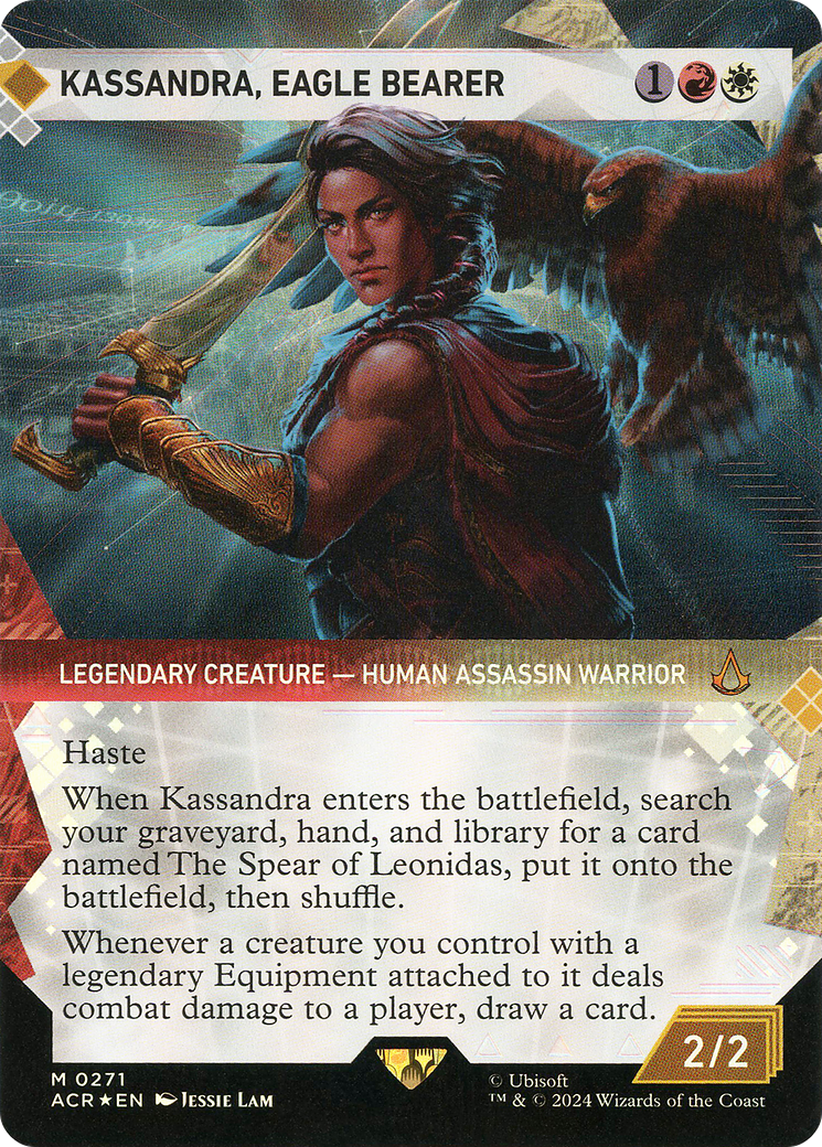Kassandra, Eagle Bearer (ACR-271) - Assassin's Creed: (Showcase) (Borderless) Foil