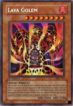 Lava Golem (PGD-107) - Pharaonic Guardian Unlimited