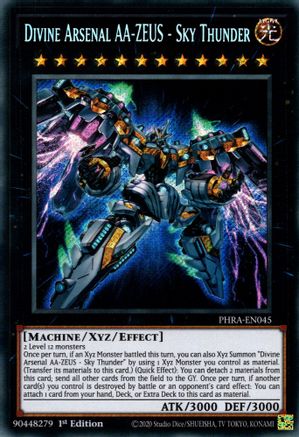 Divine Arsenal AA-ZEUS - Sky Thunder (PHRA-EN045) - Phantom Rage 1st Edition