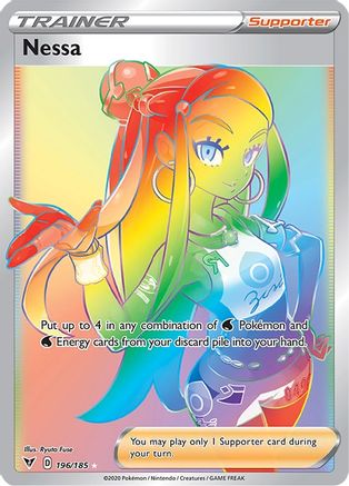 Nessa (Secret) 196/185 - SWSH04 Vivid Voltage Holofoil