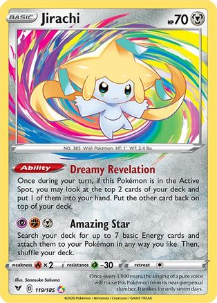 Jirachi 119/185 - SWSH04 Vivid Voltage Holofoil
